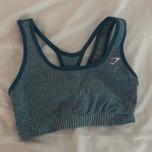 Gymshark Blue Racerback Sports Bra